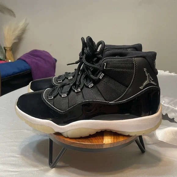 JORDAN 11 RETRO JUBILEE 25TH ANNIVERSARY Bubba gum bottom men 10.5 sneaker shoe - Picture 3 of 17